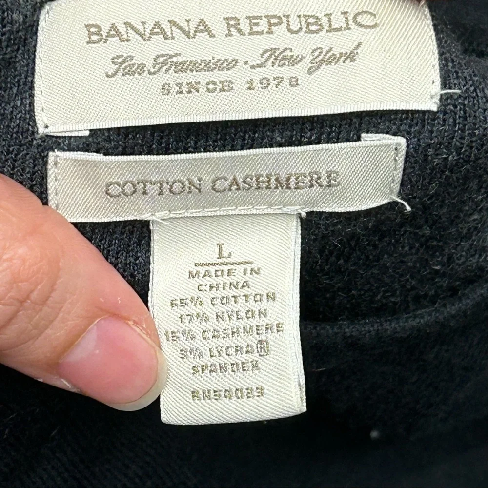 Banana republic‎ cotton cashmere sweater
